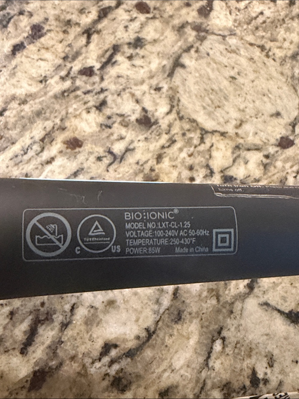 Bio Ionic 1.25” Pro Curling Iron - Picture 9 of 10